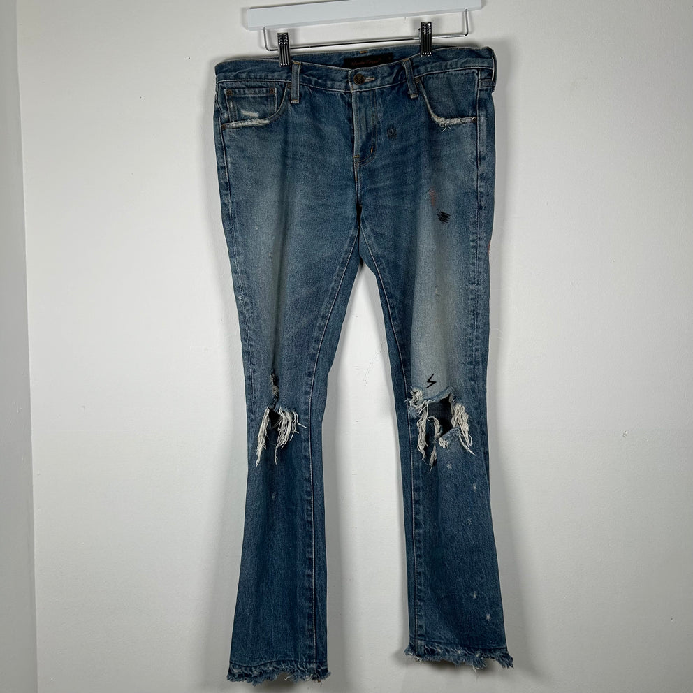 Undercover SS05 'But Beautiful' Graffiti Patch Denim Size 3