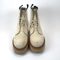 R13 Suede Combat Boots