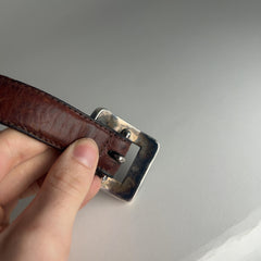 Chrome Hearts 1" Floral Square Belt