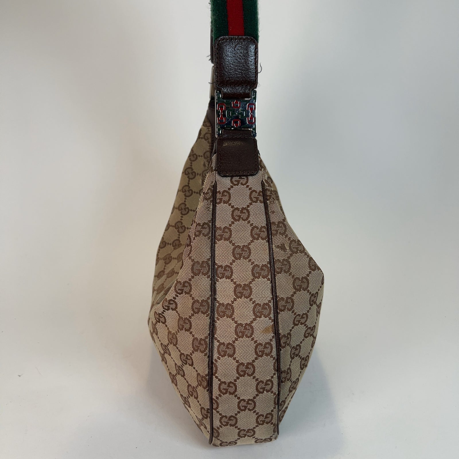 Gucci GG Supreme Canvas Hobo Bag