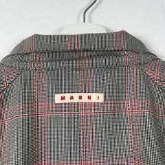 Marni Check Zip Up Jacket
