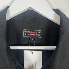 Supreme x Hysteric Glamour Black 'Hell' Button-Up Shirt Size L
