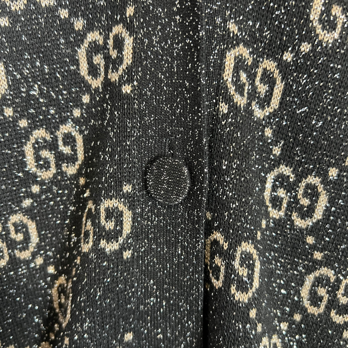 Gucci Metallic Jacquard Cardigan