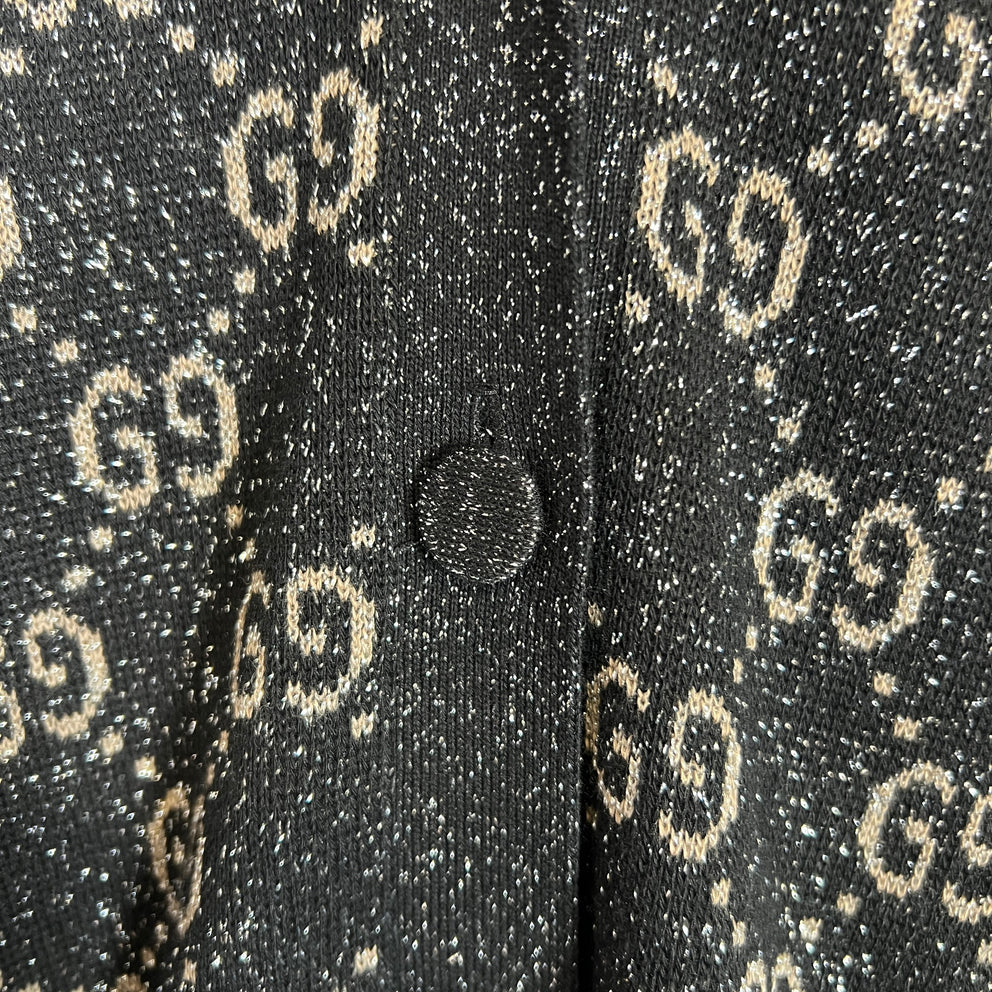 Gucci Metallic Jacquard Cardigan