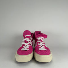Tom Ford Pink Suede Leather High Tops Size 43.5