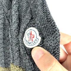 Moncler Cable Knit Logo Patch Sweater