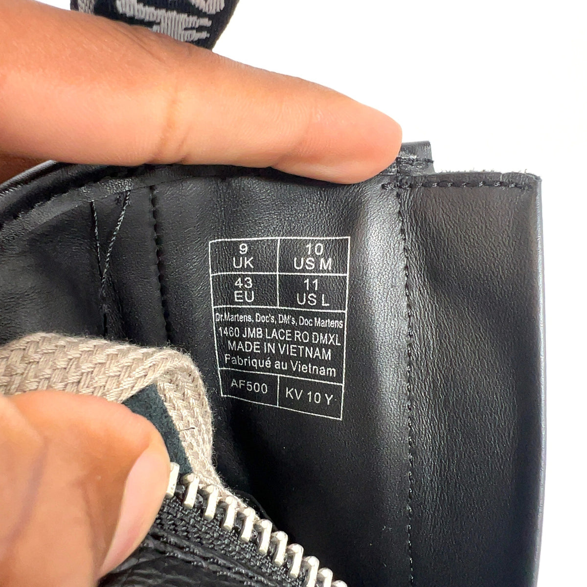 Rick Owens x Dr Marten's 1460 DMXL Leather Boots