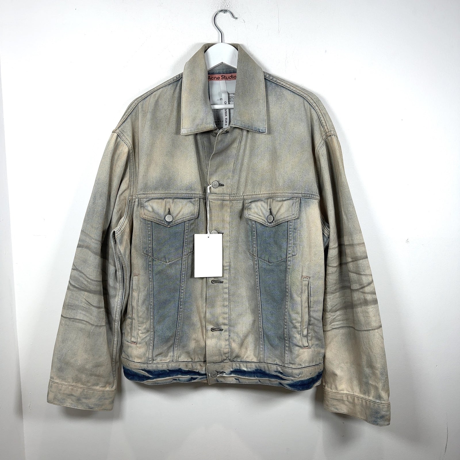 Acne Studios Oversized Lightwash Denim Jacket