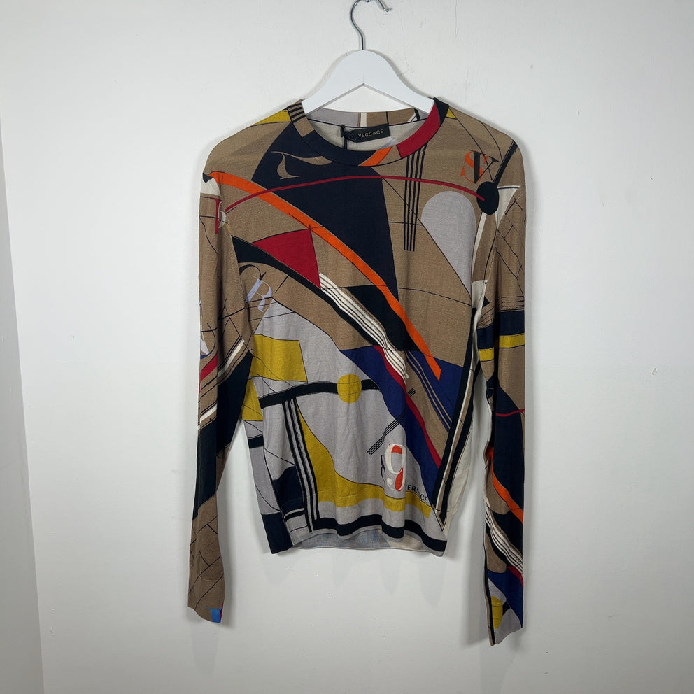Versace Bauhaus Print Sweater