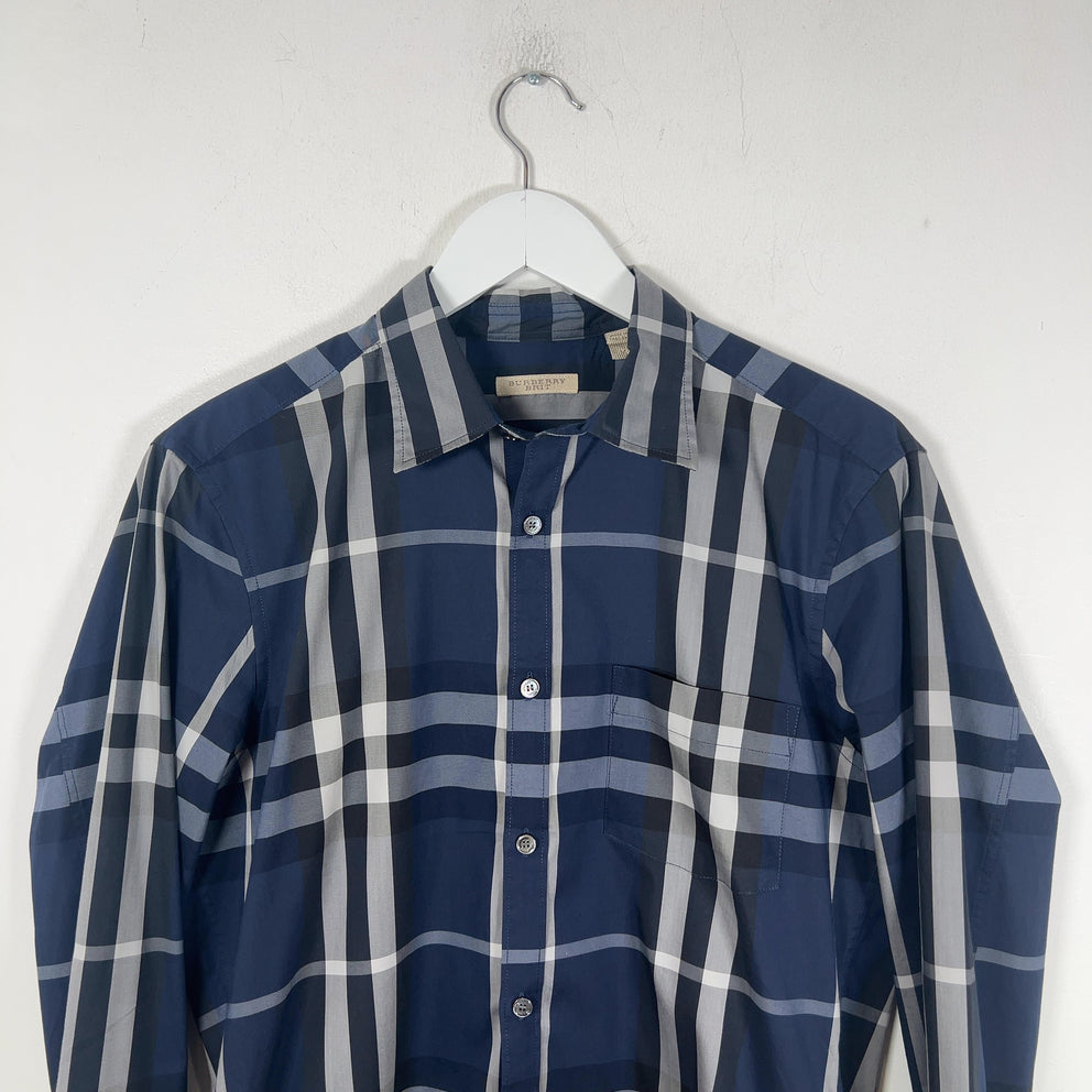 Burberry Blue Check Shirt