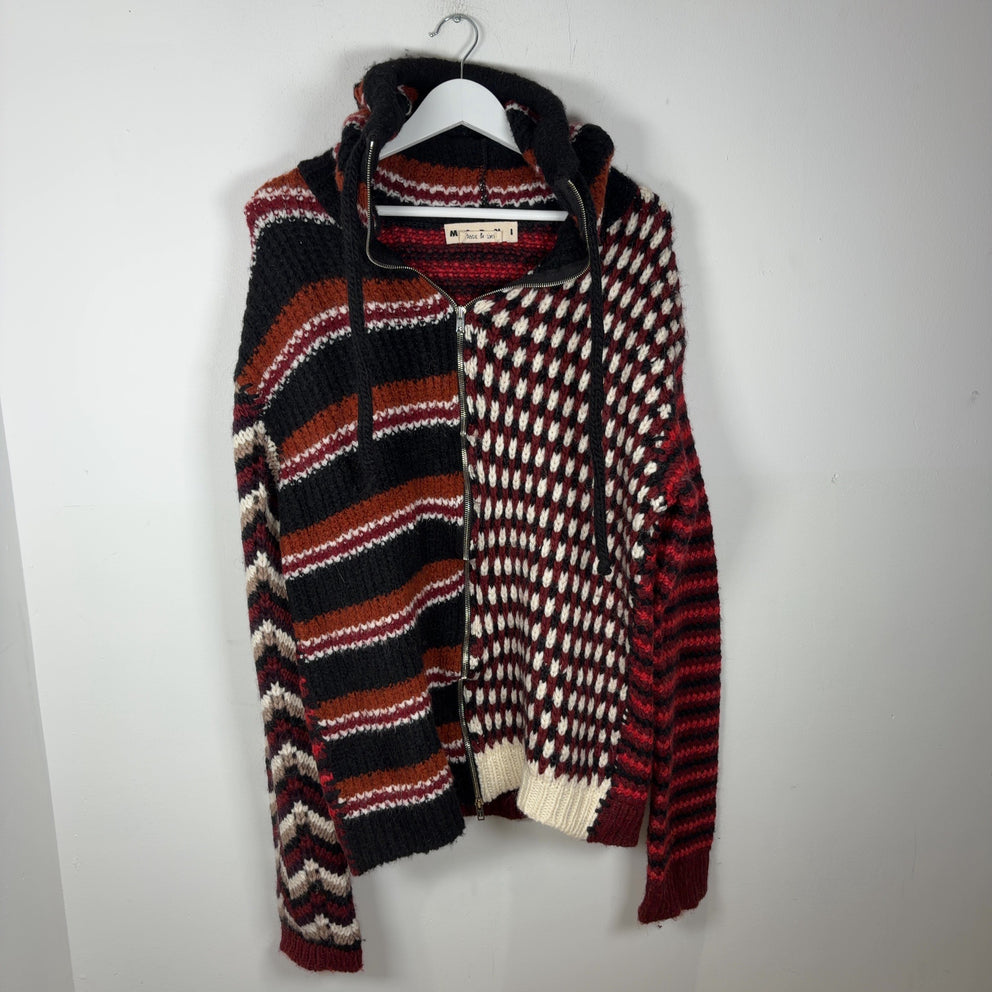 Marni Zip Up Knit Hoodie