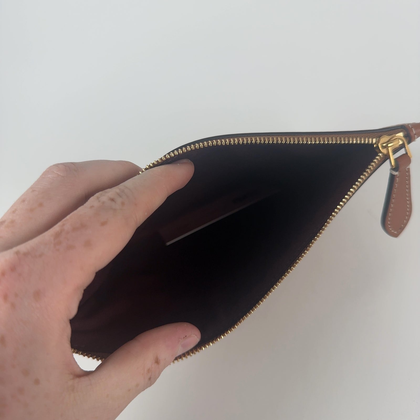 Burberry Check Canvas Clutch