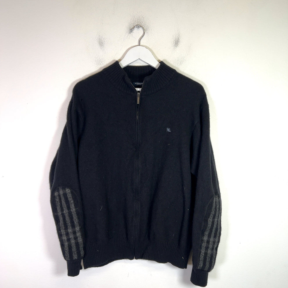 Burberry London Vintage Check Wool Zip-Up Jacket