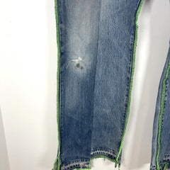 Better With Age Lemon Split Seam Denim Jeans