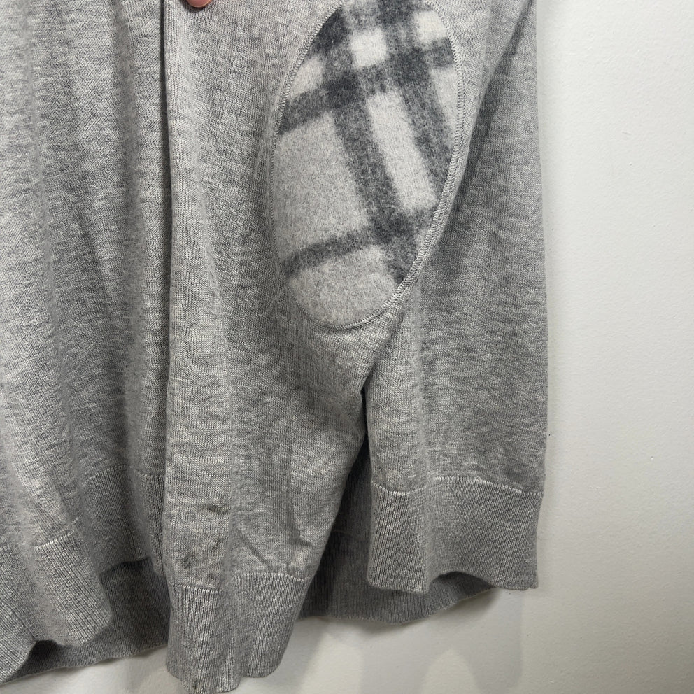 Burberry Cashmere Elbow Patch Sweater