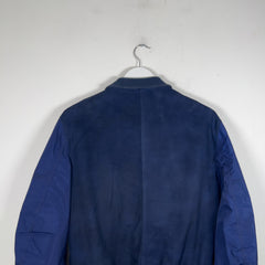 Burberry Brit Navy Nylon Sleeved Bomber