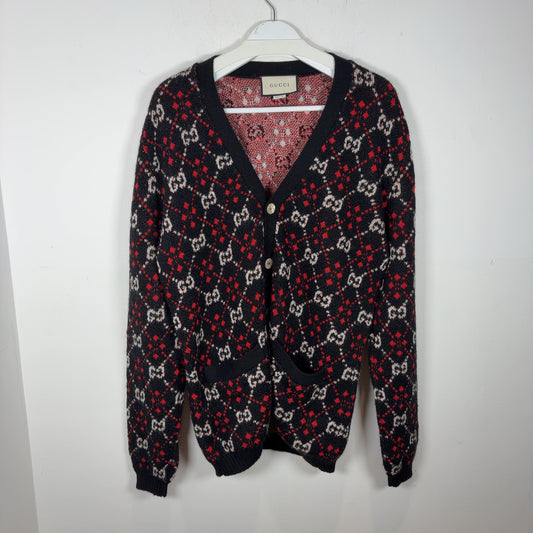 Gucci GG Diamond Wool Cardigan