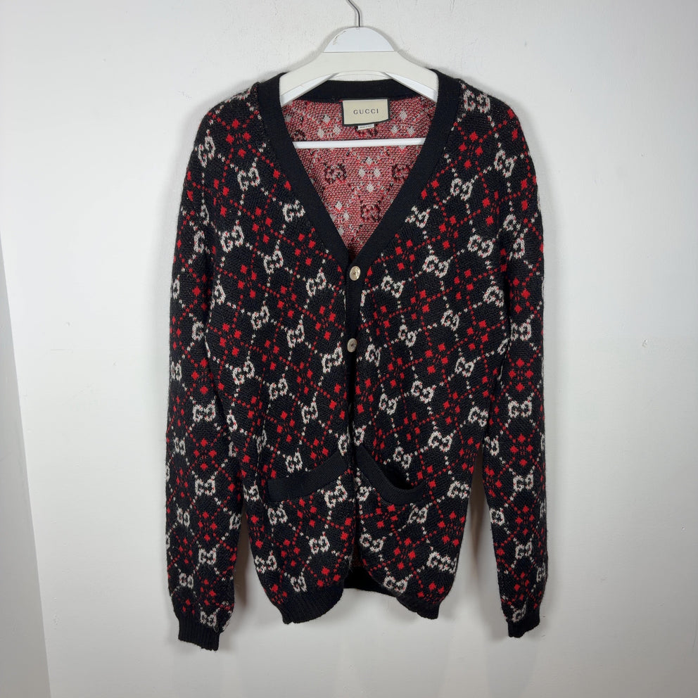Gucci GG Diamond Wool Cardigan