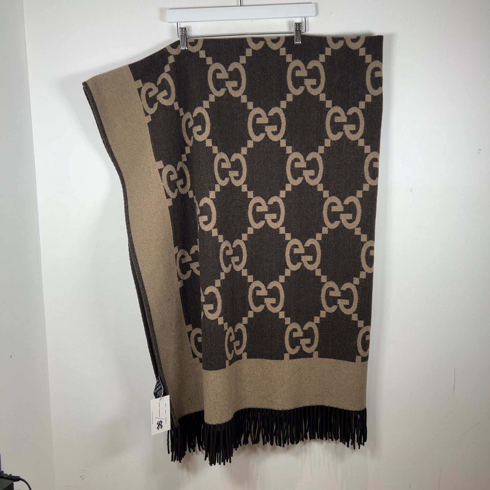 Gucci GG Wool Blend Throw Blanket