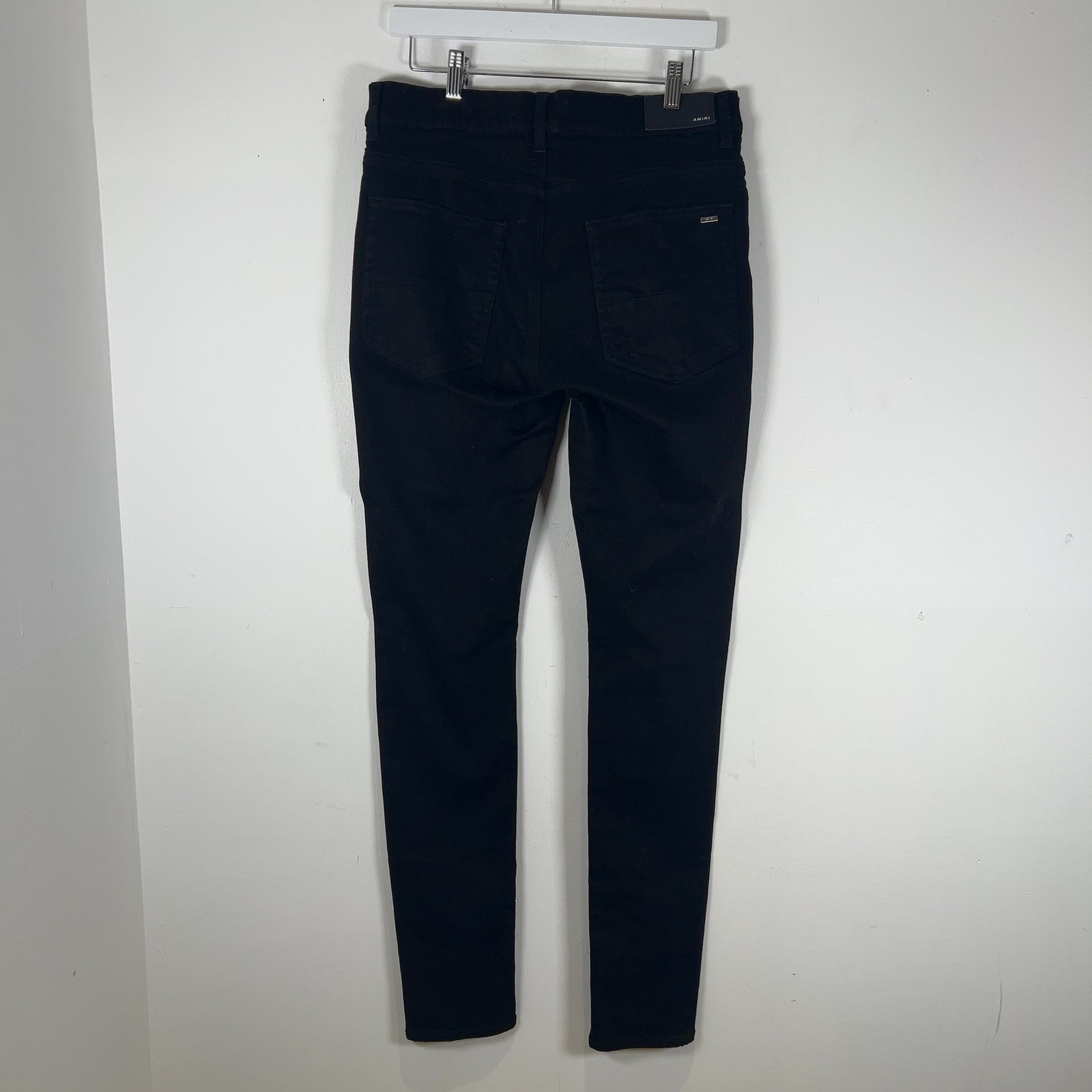 Amiri MX1 White/Black Bandana Jeans