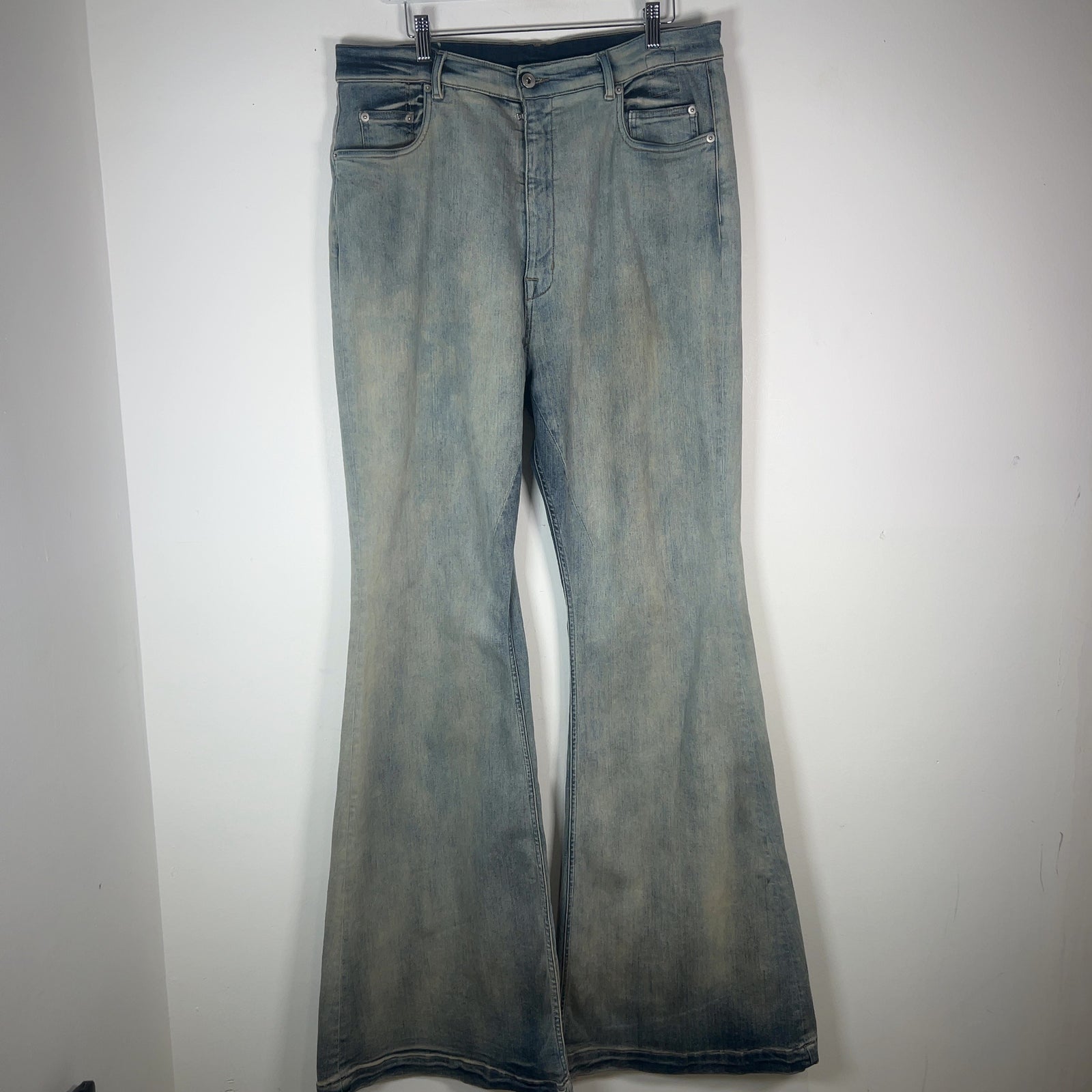 Rick Owens Bolan Bootcut Mineral Wash Jeans