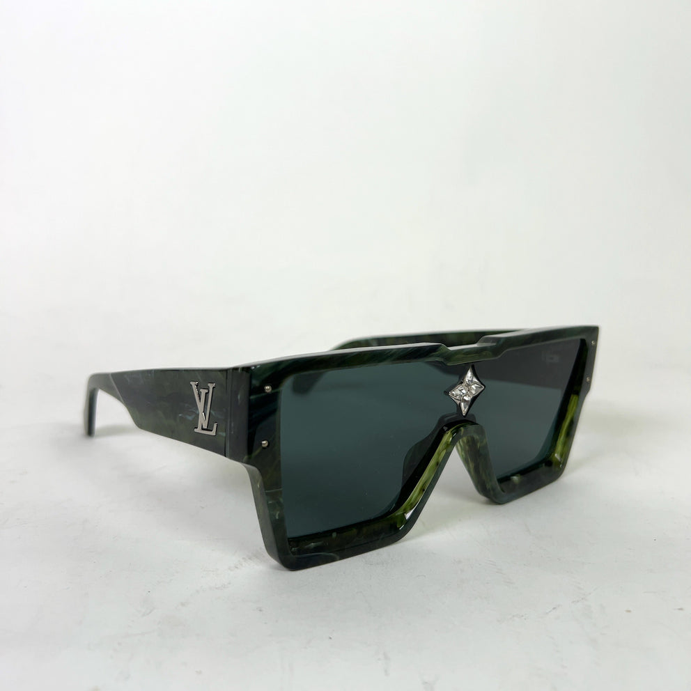 Louis Vuitton Green Marble Cyclone Sunglasses