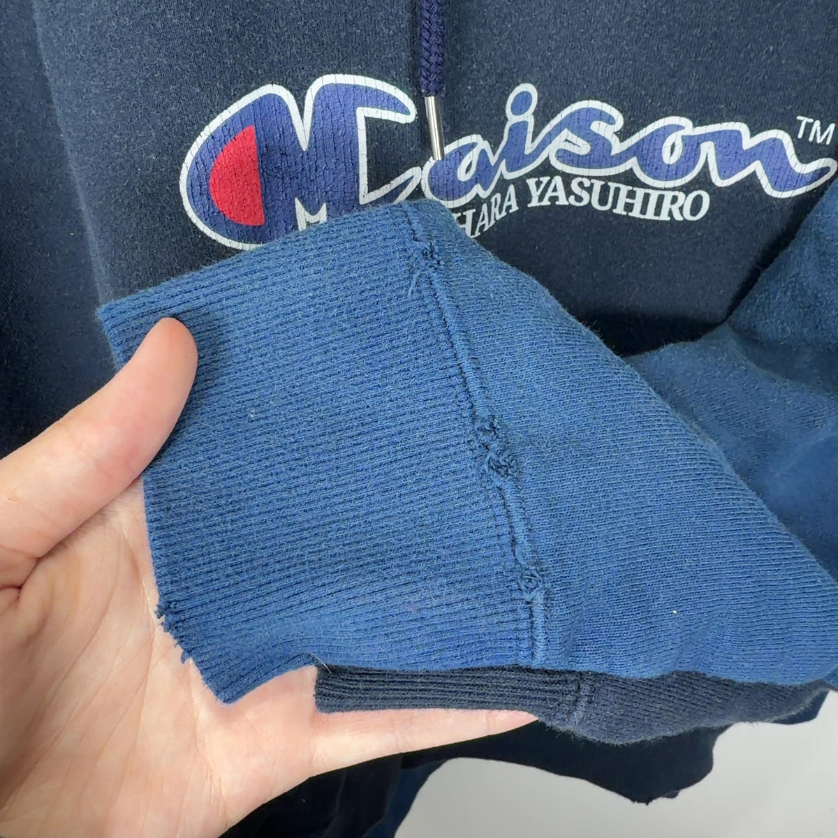 Maison Mihara Yasuhiro x Champion Hybrid Hoodie
