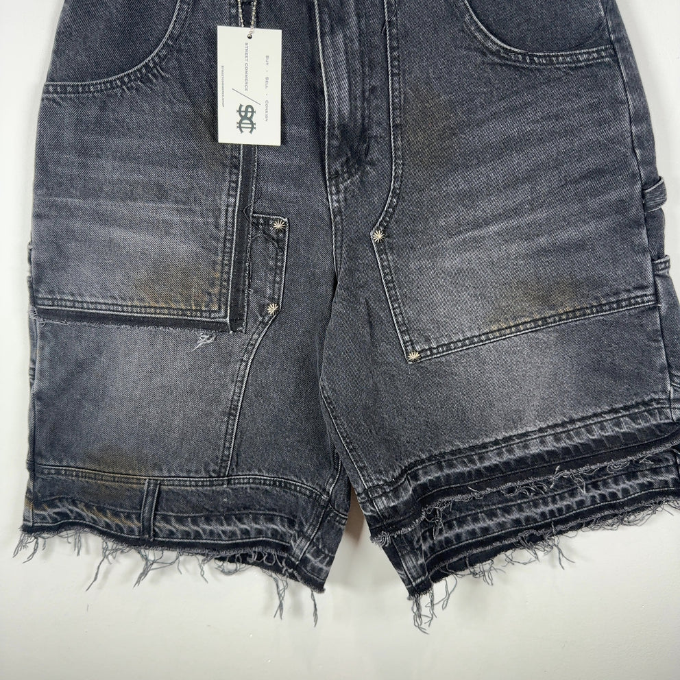 Andersson Bell Stacked Release Hem Shorts