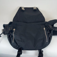 Celine Logo Nylon Trekking Messenger Bag