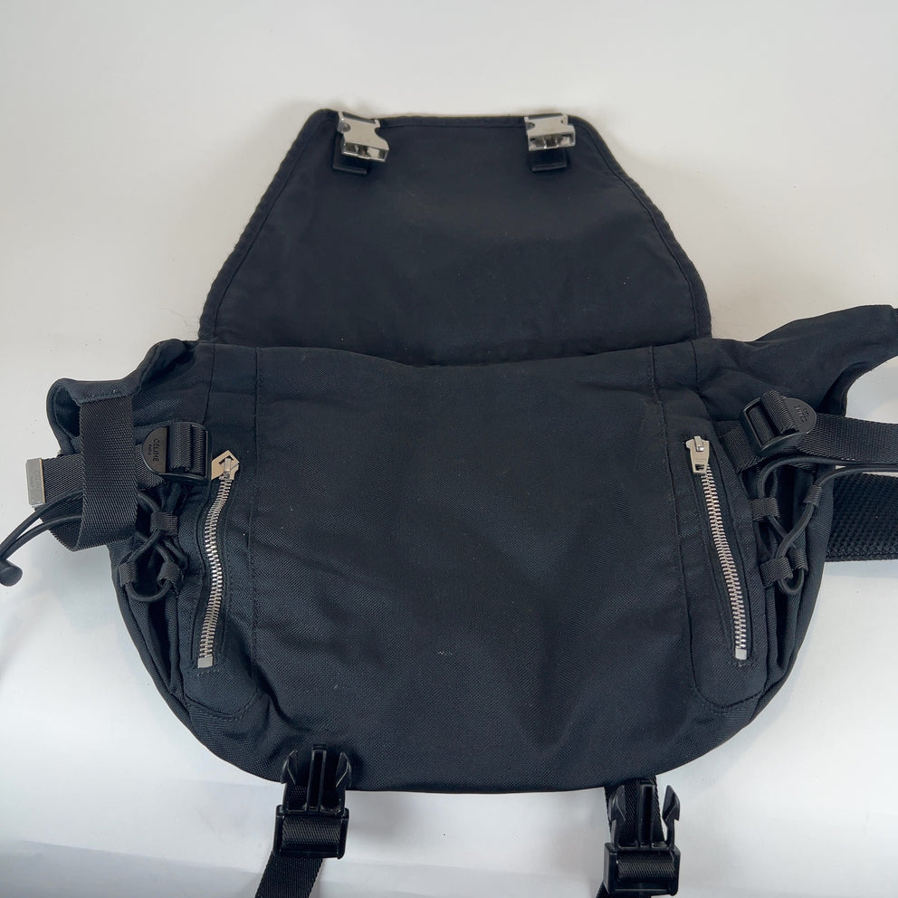 Celine Logo Nylon Trekking Messenger Bag