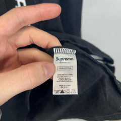 Supreme Black Stripe Logo Longsleeve