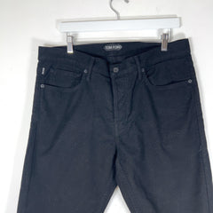 Tom Ford Black Cotton Pants