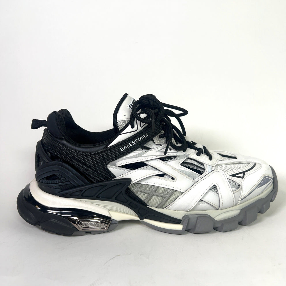 Balenciaga Black/White Track 2 Sneakers