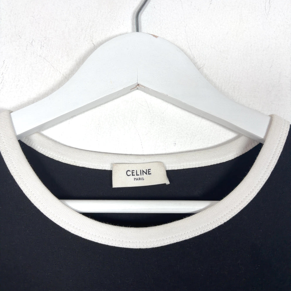 Celine University Logo Ringer T-Shirt