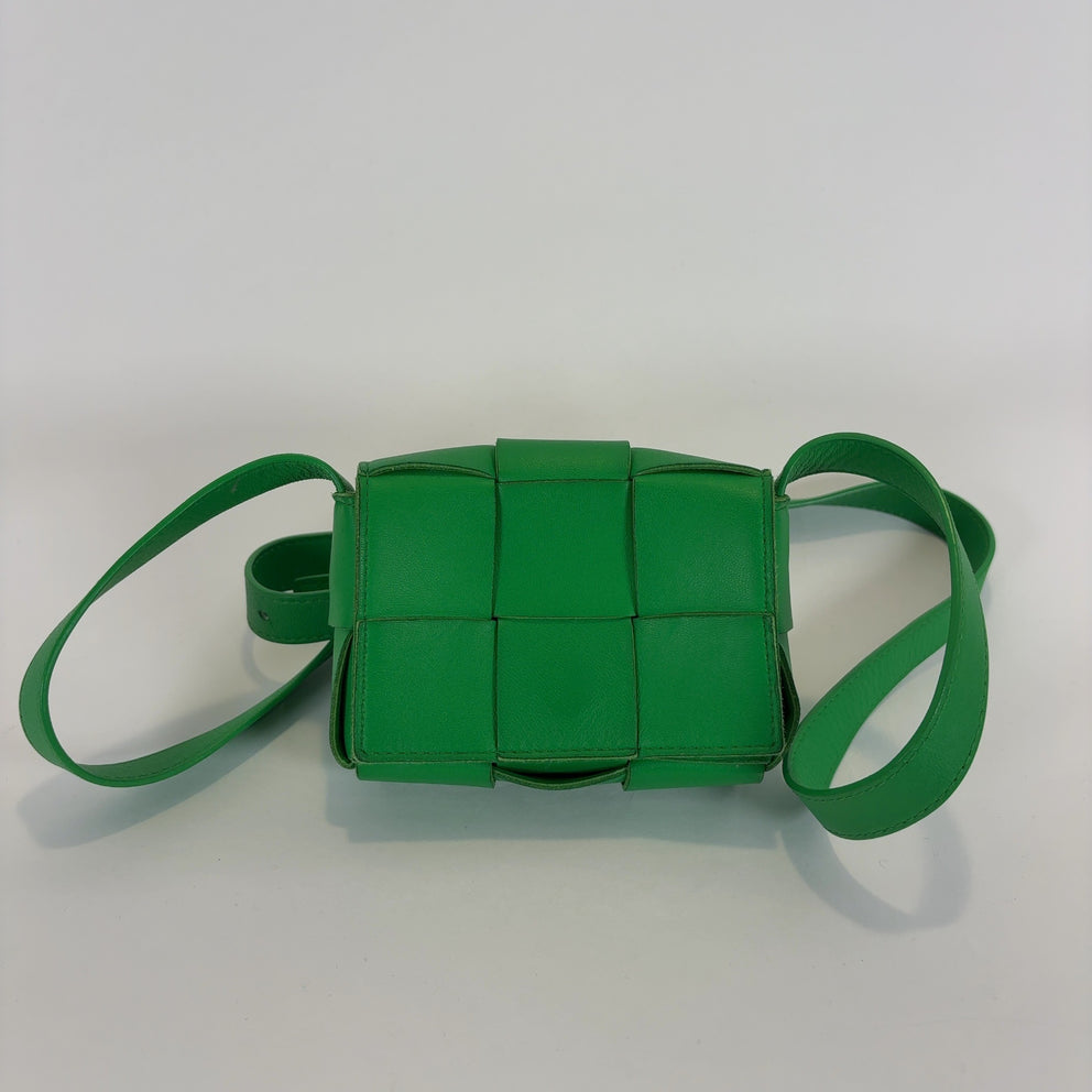 Bottega Veneta Mini Cassette Leather Bag