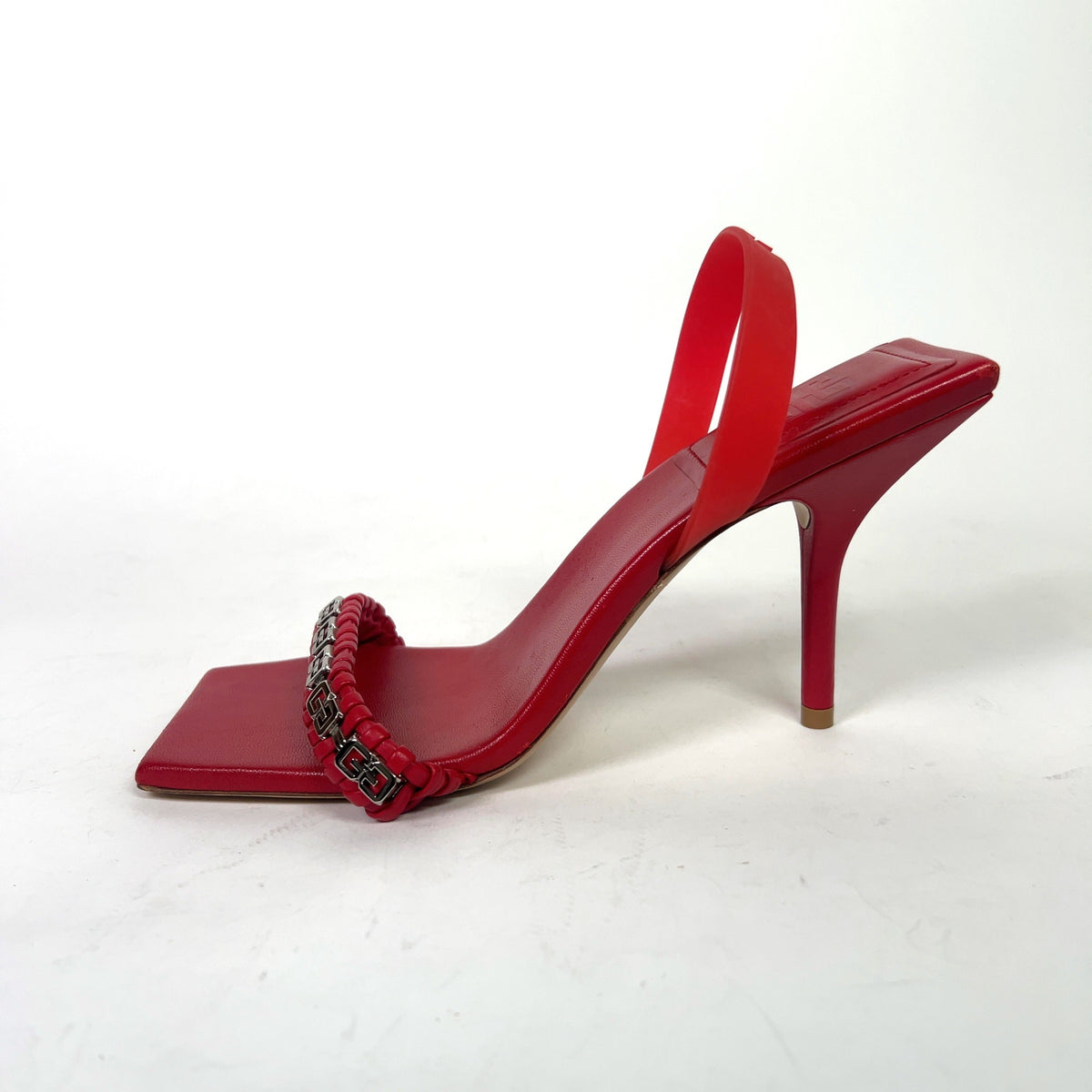 Givenchy Red 4G Slingback Sandal