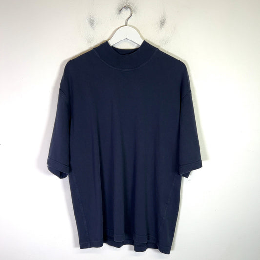 Bottega Veneta Mock-Neck Short Sleeve Crew Neck