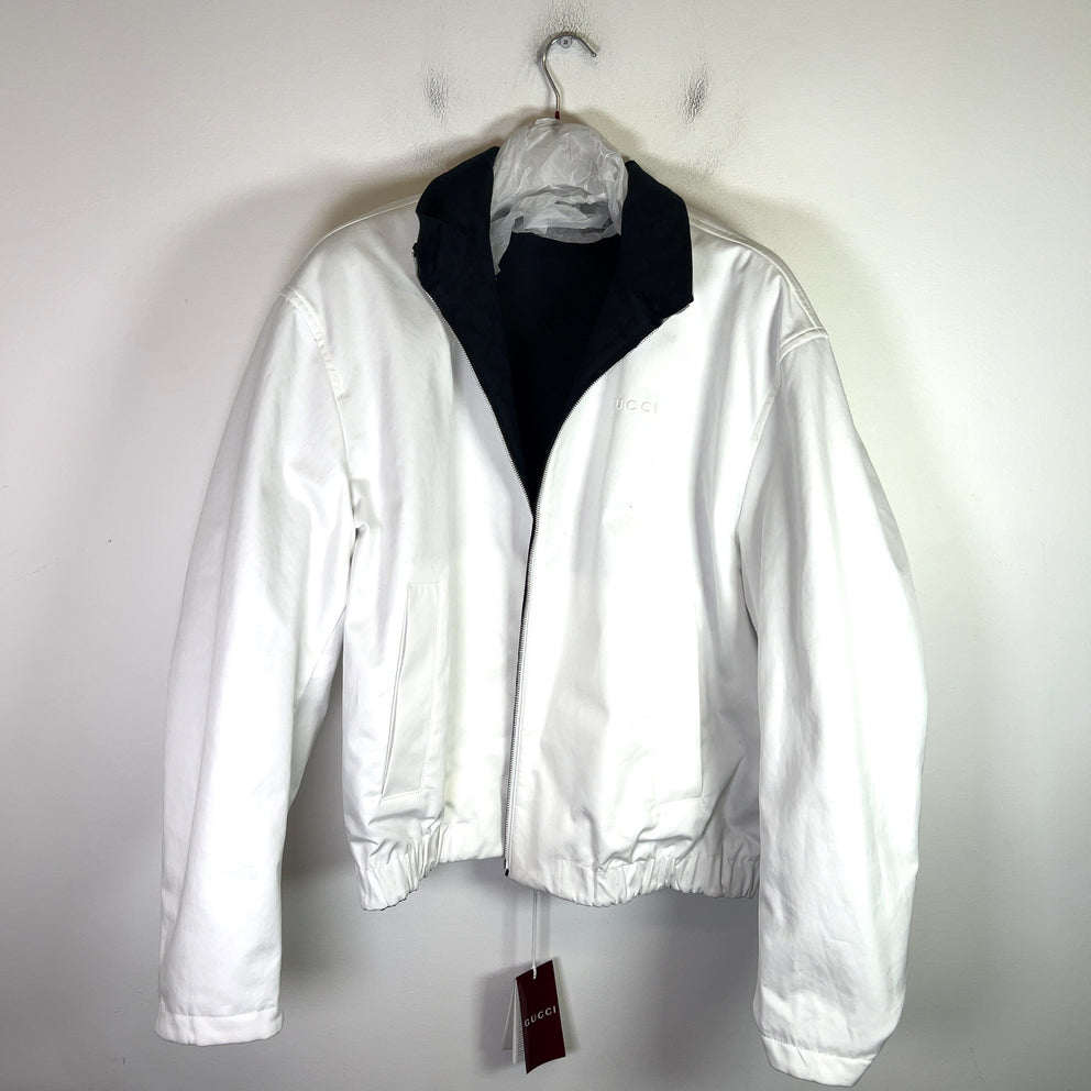 Gucci Pre-Fall 2025 Reversible GG Monogram Cotton Gabardine Jacket