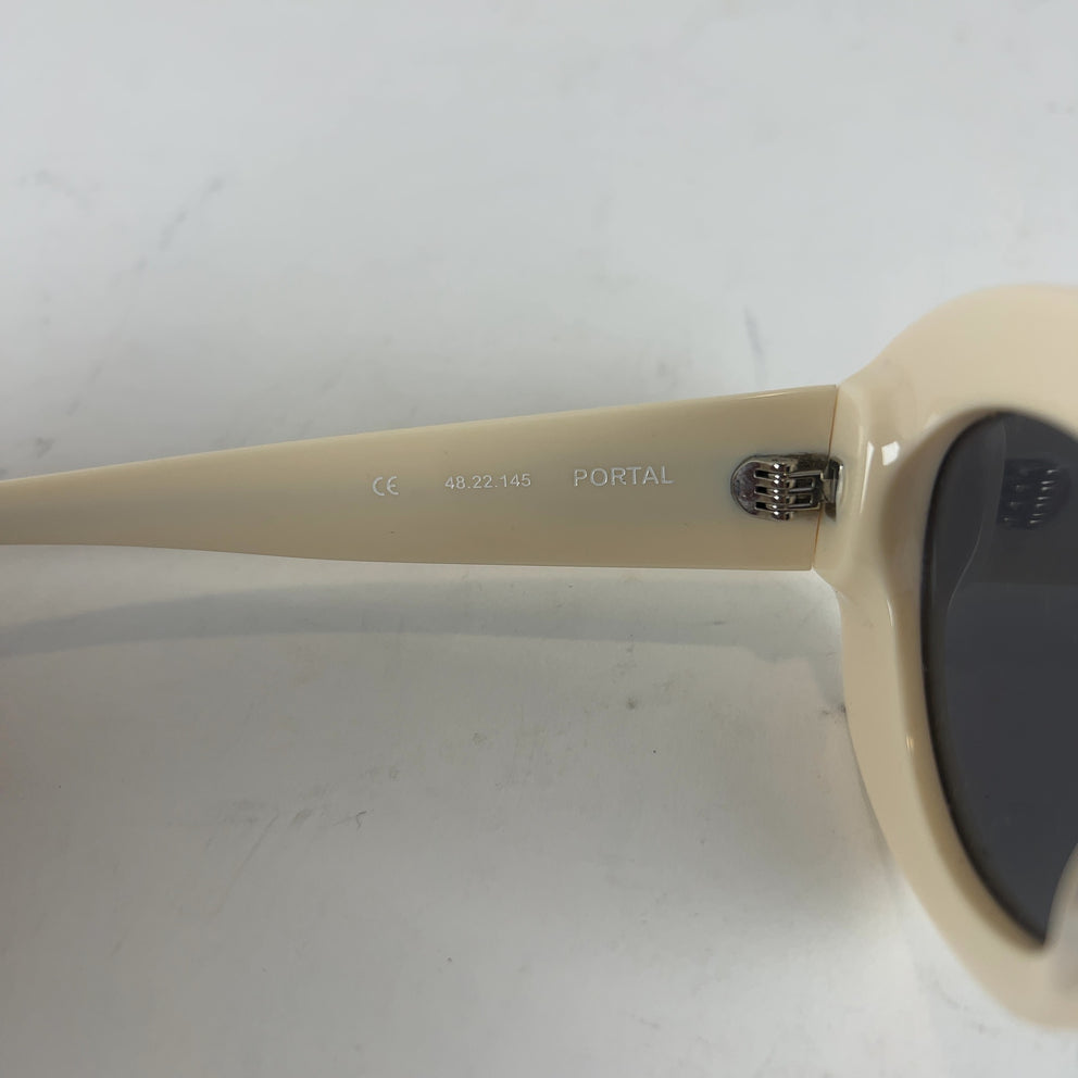 Bonnie Clyde Oval Shaped Acetate Sunglasses