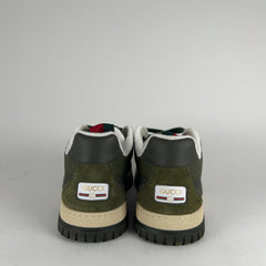 Gucci Re-Web Green GG Low Top Low Top Sneakers Size 11.5