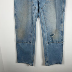 Carhartt Vintage Distressed Denim Double Knee Carpenter Jeans