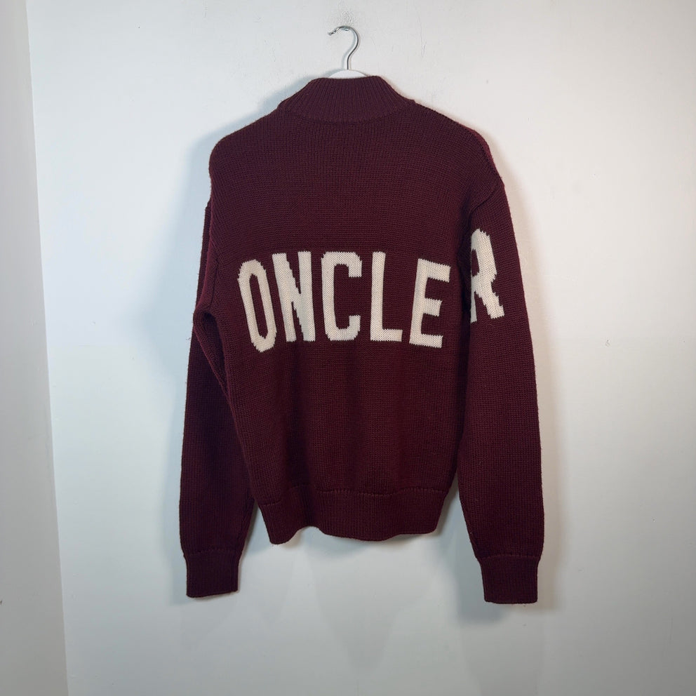 Moncler Maglione Spell Out Knit Sweater