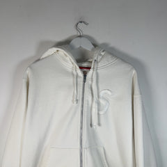 Supreme Embroidered 'S' Zip-Up Hoodie