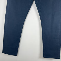 Tom Ford Bedford Cord Navy Slim Pants
