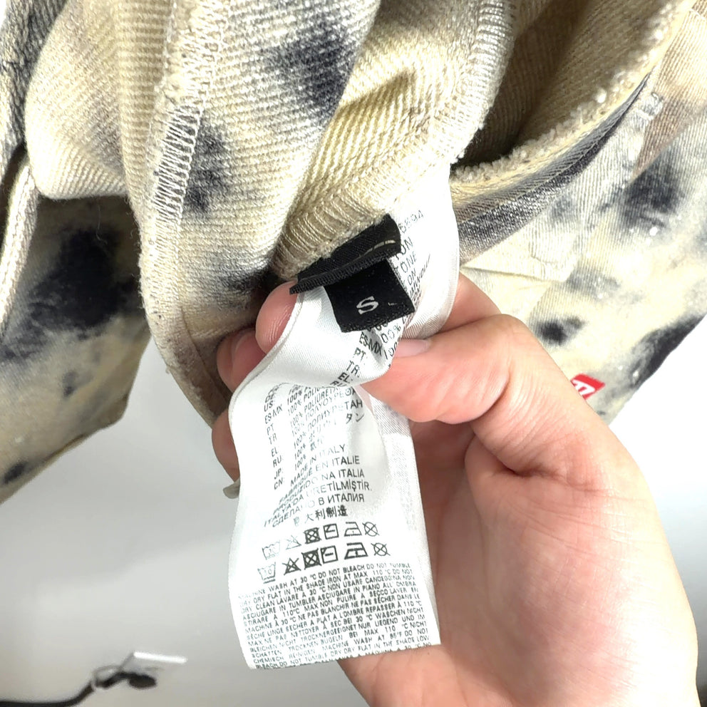 Diesel x A-Cold-Wall Tye-Dye Asymetrical Denim Cargo Vest
