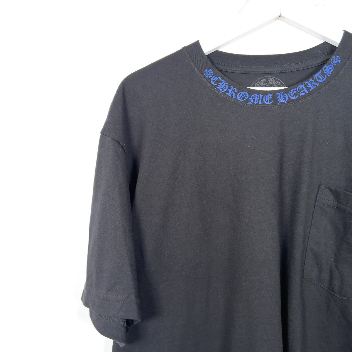Chrome Hearts Neck Logo Black T-Shirt