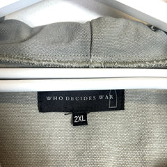 Who Decides War Husk Zip-Up Bomber Jacket