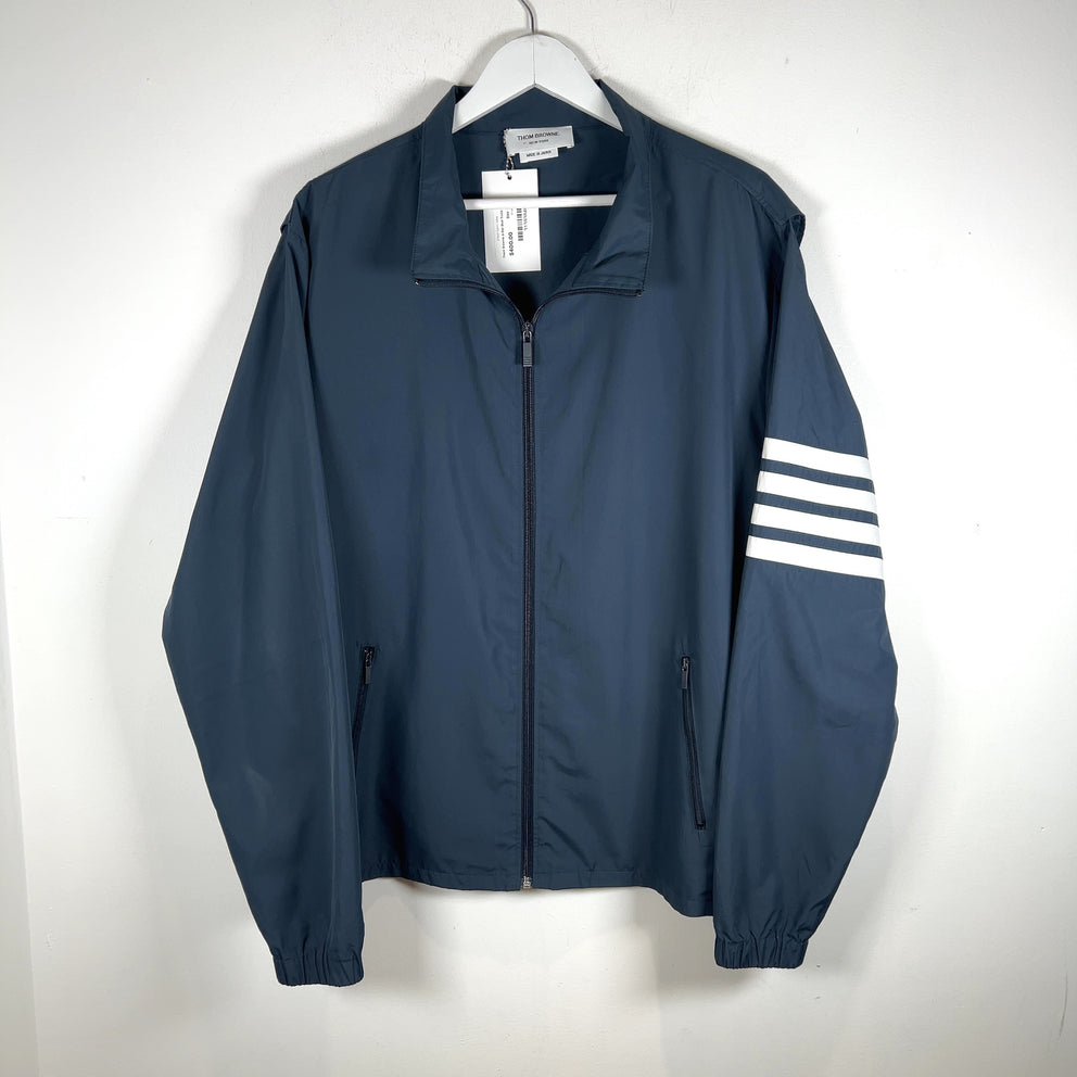 Thom Browne 4-Bar Blue Track Jacket