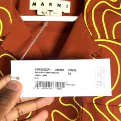 Marni Vibrating Flower Bowling Shirt