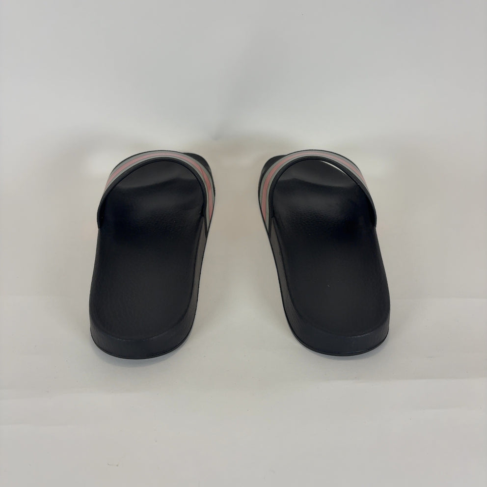 Gucci Striped Rubber Slides